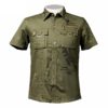 chemise-vert-camouflage-militaire-255 Зелена военна камуфлажна риза