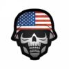 sticker-militaire-crane-et-drapeau-americain-566 Военен стикер - череп и кръстосани кости и американско знаме