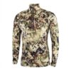 t-shirt-merino-core-ltwt-half-zip-optifade-subalpine-sitka Пълна камуфлажна долна тениска за лов